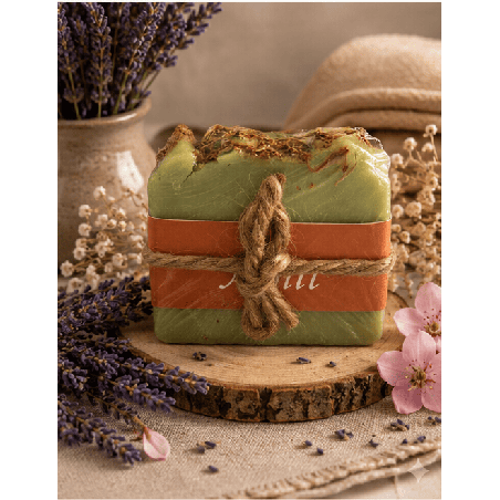 Savon à la Menthe Poivrée & Aloe Vera