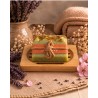 Porte-savon en bambou rectangle