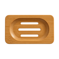 Porte-savon en bambou rectangle