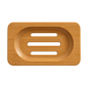 Porte-savon en bambou rectangle